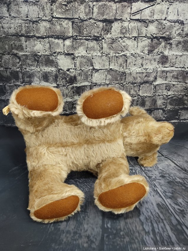 Мишка из 100% мохера от Lou Ann. США