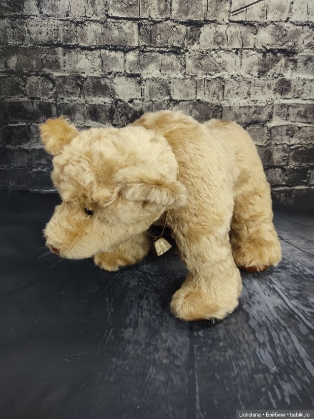 Мишка из 100% мохера от Lou Ann. США