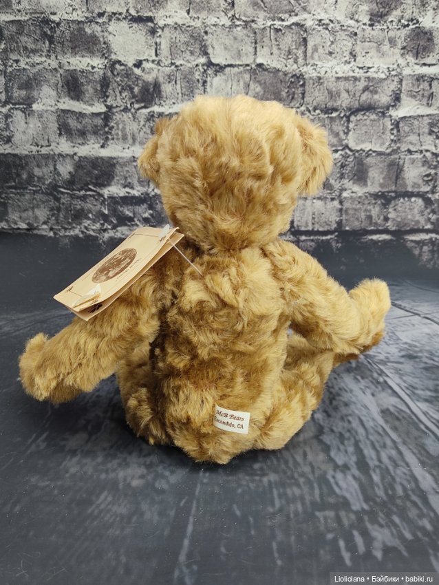Мохеровый мишка Дотти от Barbara McConnel. Винтаж (фото 4)