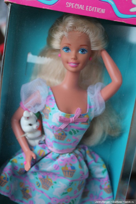Барби Easter Basket Barbie 1995 / Новая в коробке / Игровые куклы / Шопик - продать купить куклу / Бэйбики