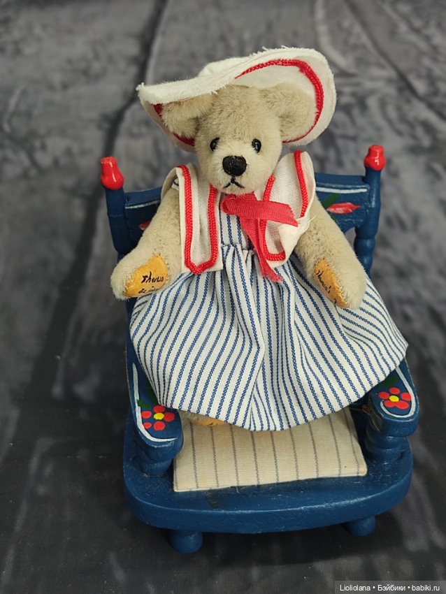 Мишка в матроске от World Of Miniature Bears. 7 см (фото 3)