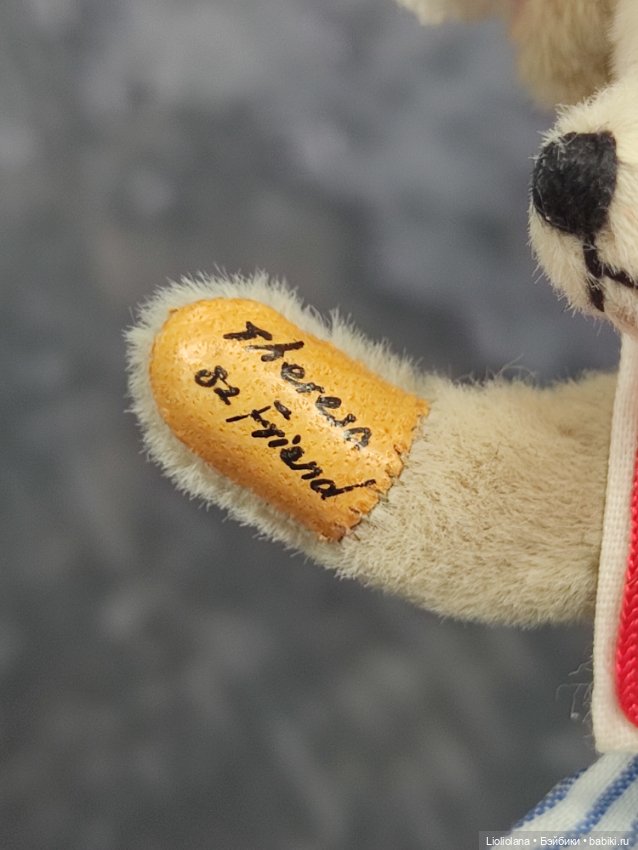 Мишка в матроске от World Of Miniature Bears. 7 см (фото 6)