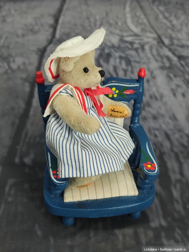 Мишка в матроске от World Of Miniature Bears. 7 см (фото 5)