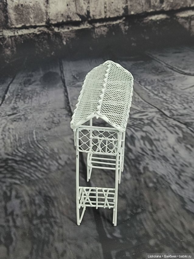 Беседка для кукол и мишек. Миниатюра (фото 3)