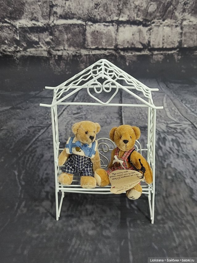 Беседка для кукол и мишек. Миниатюра (фото 5)