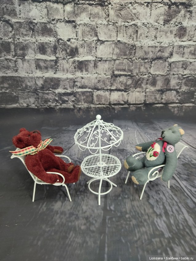 Набор кукольной мебели. Миниатюра (фото 5)