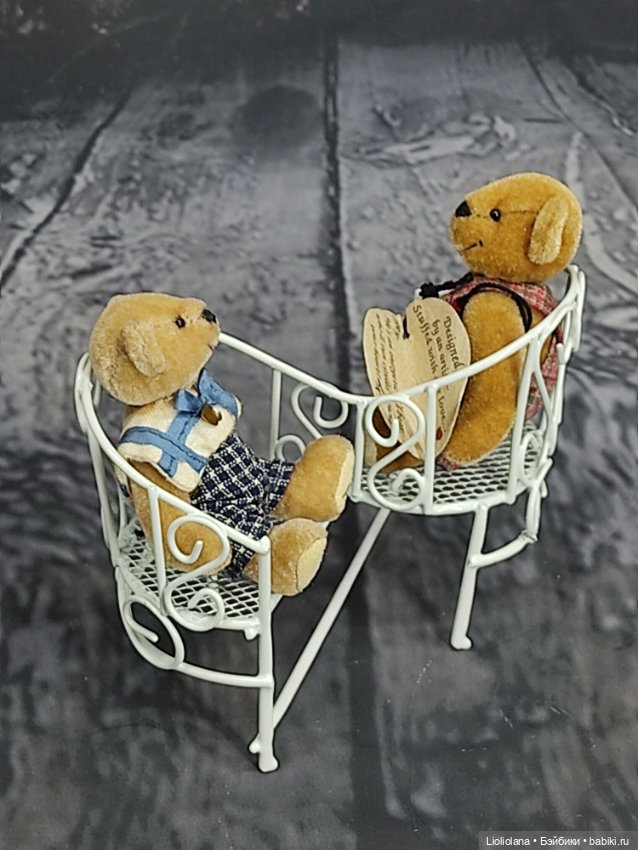 Кресло для небольших кукол-мишек (фото 5)