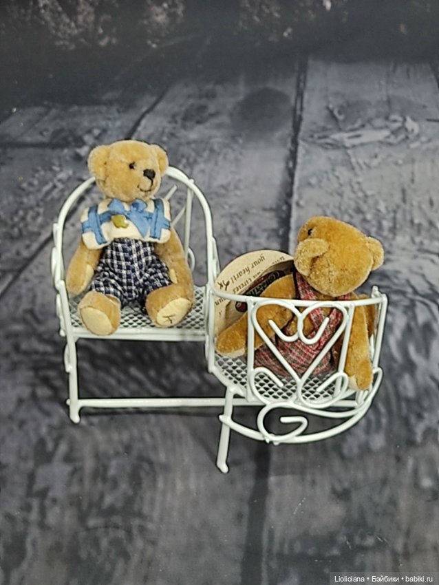 Кресло для небольших кукол-мишек (фото 4)