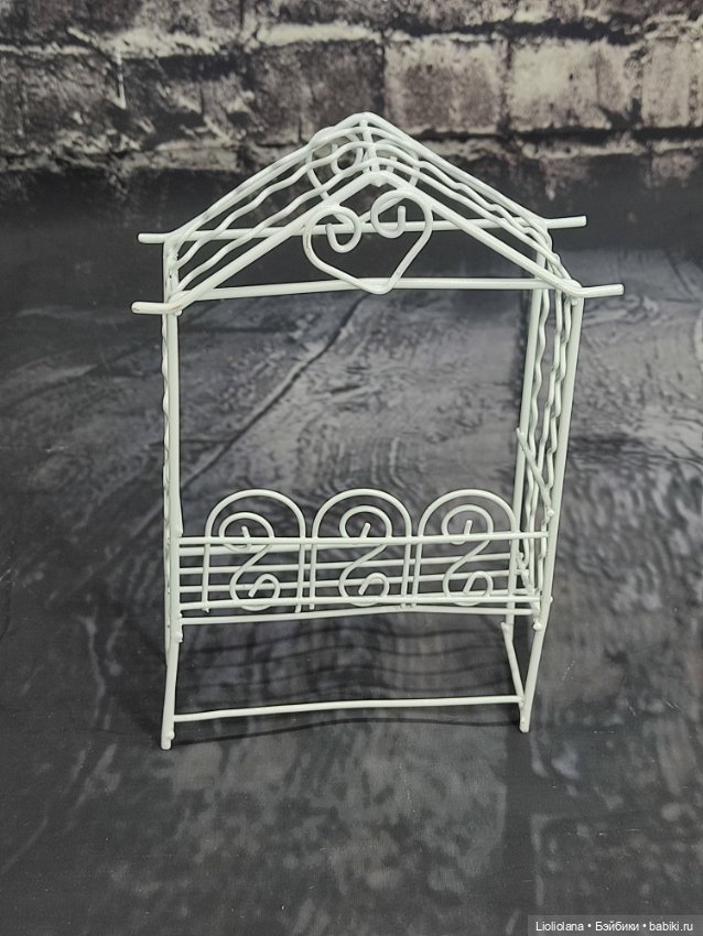 Беседка для кукол и мишек. Миниатюра (фото 3)