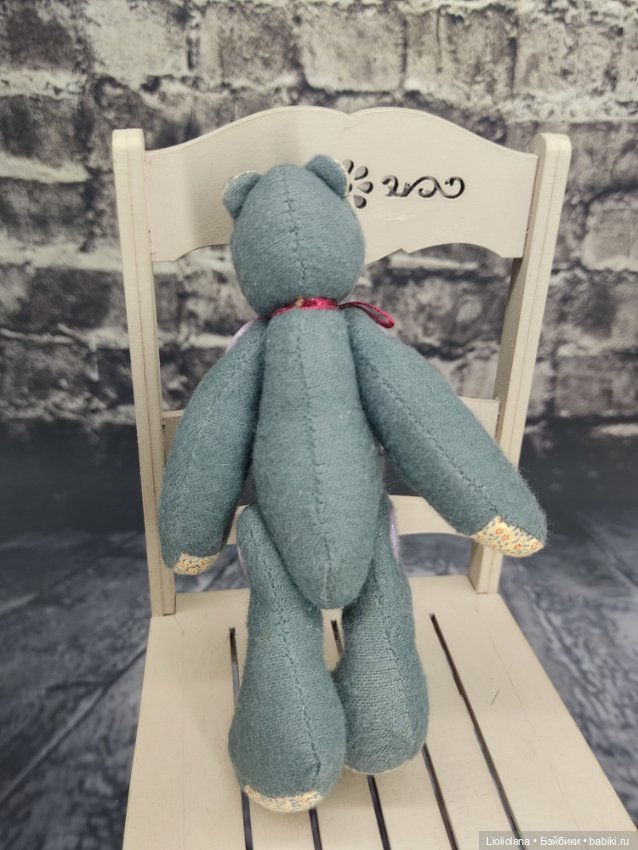 Винтажный авторский мишка . 13 см. США (фото 3)