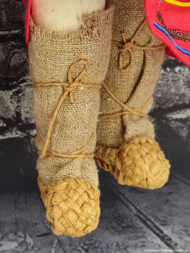 Пара тряпичных авторских кукол от Александры Кукиновой (фото 8)