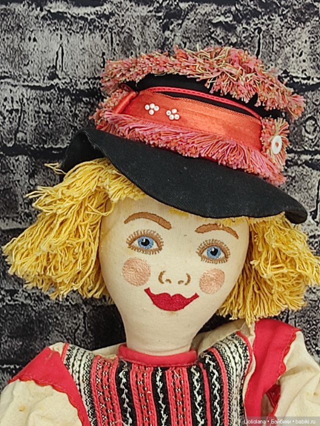 Пара тряпичных авторских кукол от Александры Кукиновой (фото 5)