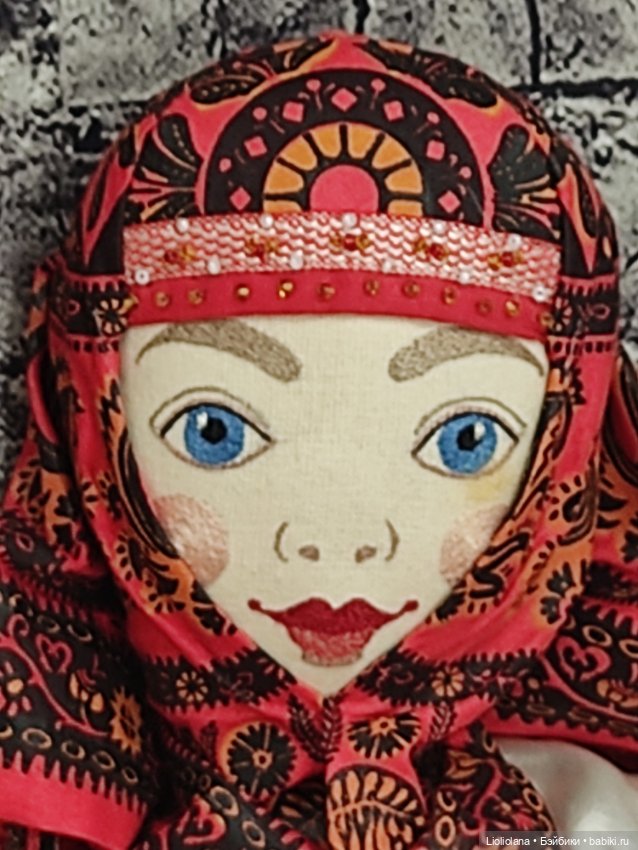 Пара тряпичных авторских кукол от Александры Кукиновой (фото 3)