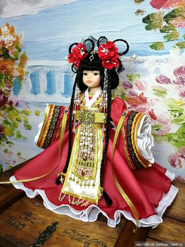 М. К. "Китайская принцесса" для кукол Паола Рейна (фото 3)