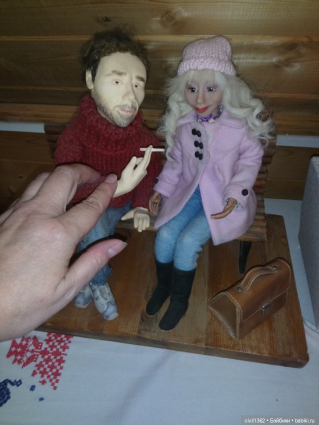 Лот Авторские каркасные куклы масштаб 1:4 (фото 5)