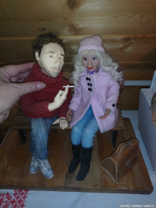 Лот Авторские каркасные куклы масштаб 1:4 (фото 8)