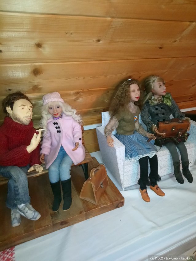 Лот Авторские каркасные куклы масштаб 1:4 (фото 2)