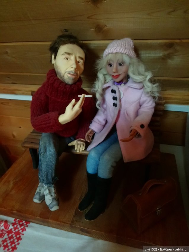 Лот Авторские каркасные куклы масштаб 1:4 (фото 7)