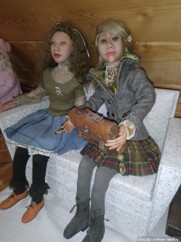 Лот Авторские каркасные куклы масштаб 1:4 (фото 3)