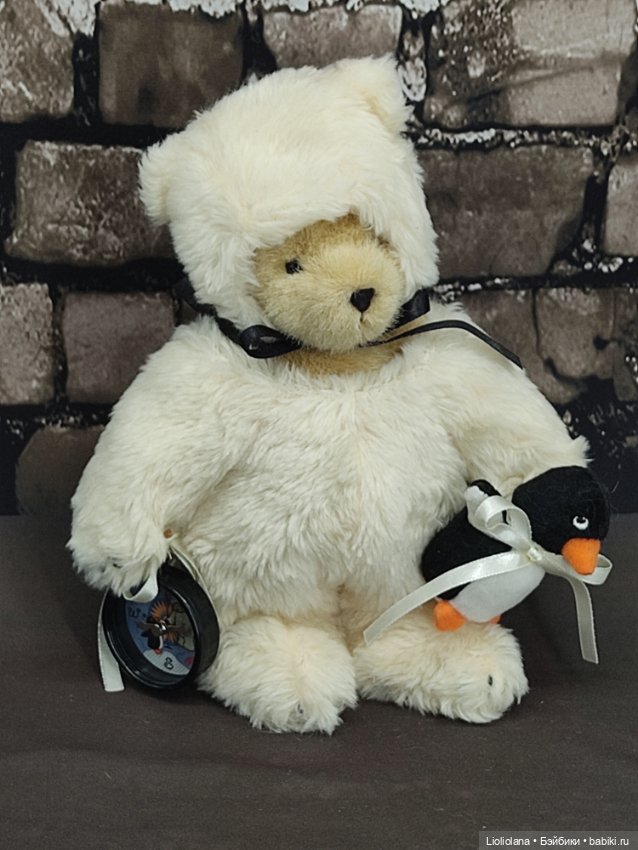 Мишка Muffy Vanderbear. Полярный медведь. 1998 год (фото 4)