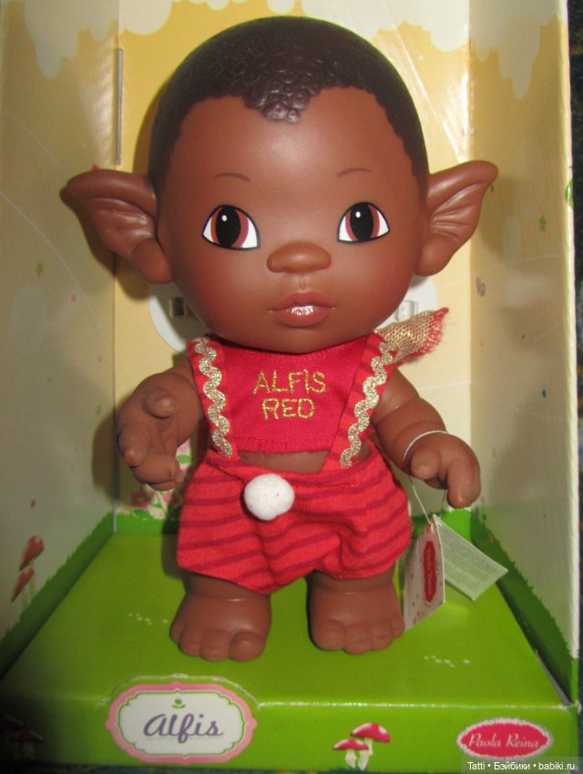 Эльф в красном — Игровые куклы