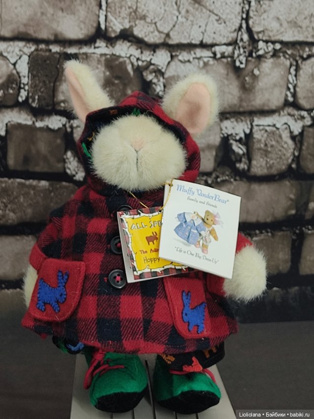 Кролик Hoppy, мишка Muffy и киска Мурли от North American Bears Co (фото 8)