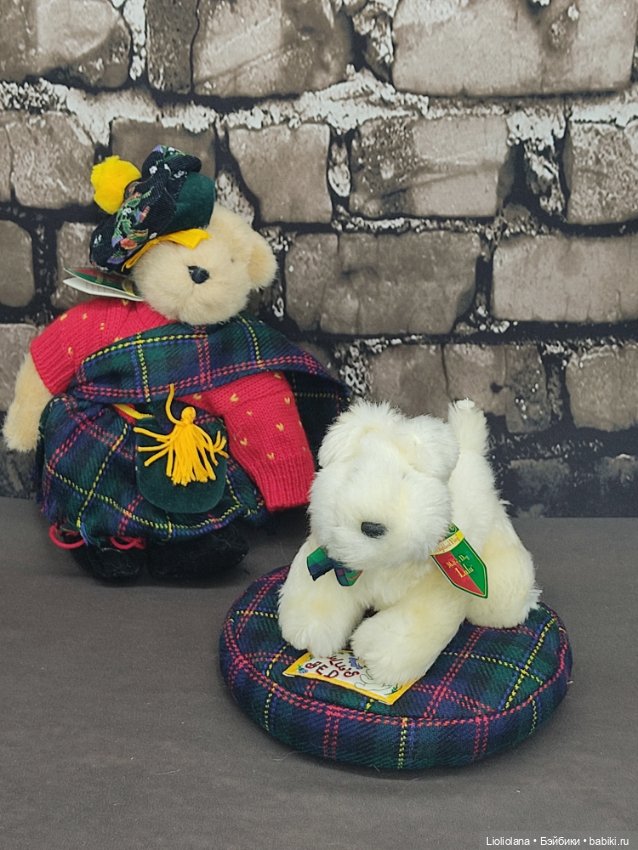 Мишка Muffy Vanderbear и собачка Лулу. Хайланд Флинг. Шотландский Танец