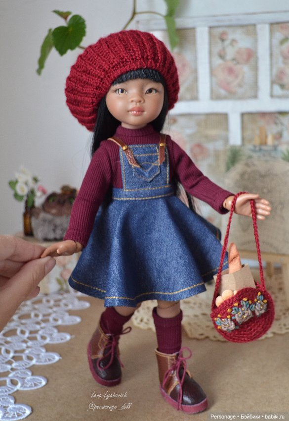 Одежда для Паола Рейна.Осенний комплект "Бордо". Цена снижена на 25% до 9.11 (фото 6)