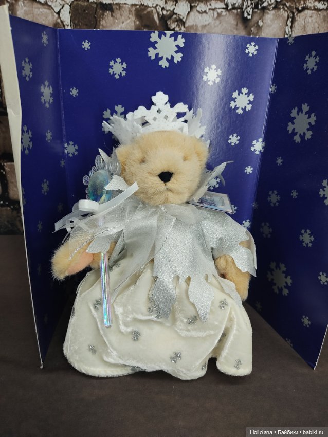 Мишка Muffy Vanderbear. Снежинка. 1993 год (фото 3)