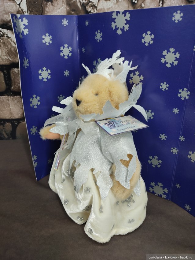 Мишка Muffy Vanderbear. Снежинка. 1993 год (фото 4)