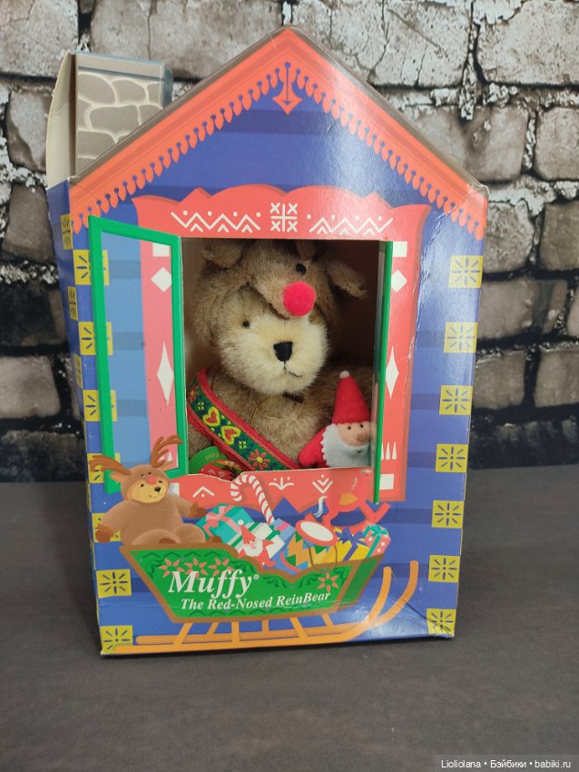 Мишка Muffy Vanderbear. Олень Рудольф. 1996 год