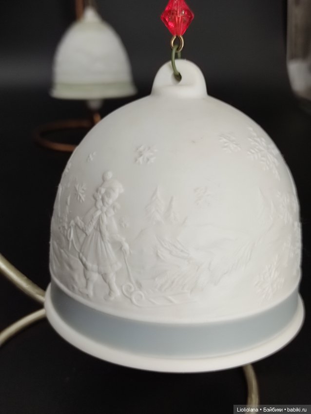 Фарфоровые ёлочные игрушки от Lladro. Колокольчики