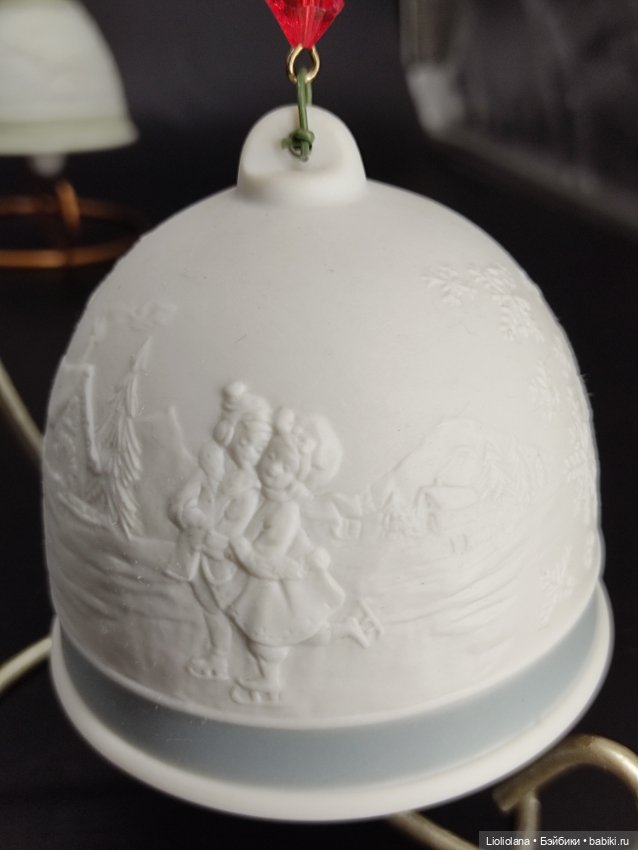Фарфоровые ёлочные игрушки от Lladro. Колокольчики (фото 10)