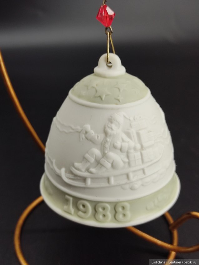 Фарфоровые ёлочные игрушки от Lladro. Колокольчики (фото 3)