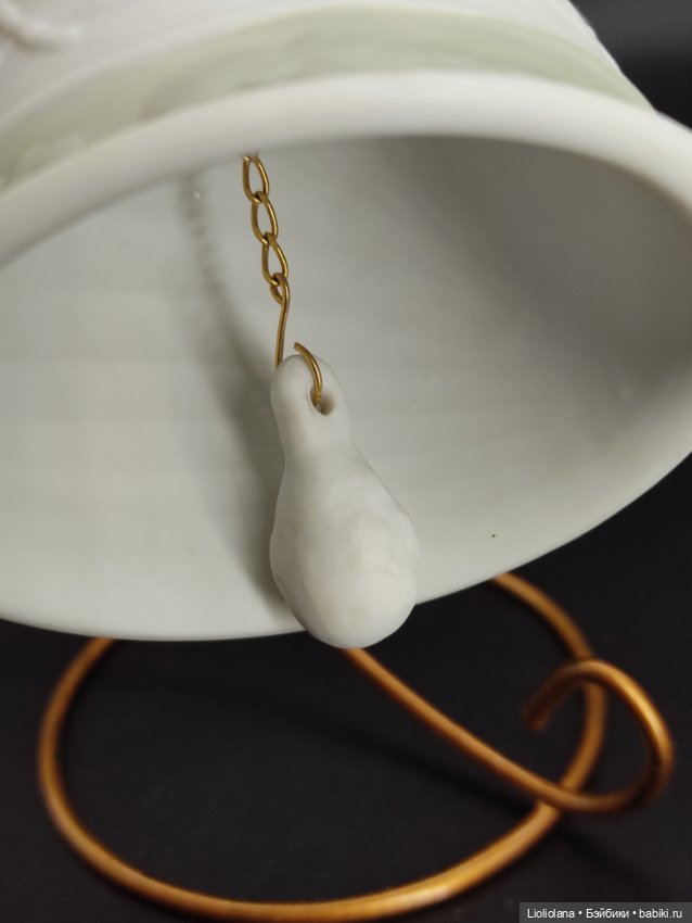 Фарфоровые ёлочные игрушки от Lladro. Колокольчики (фото 6)