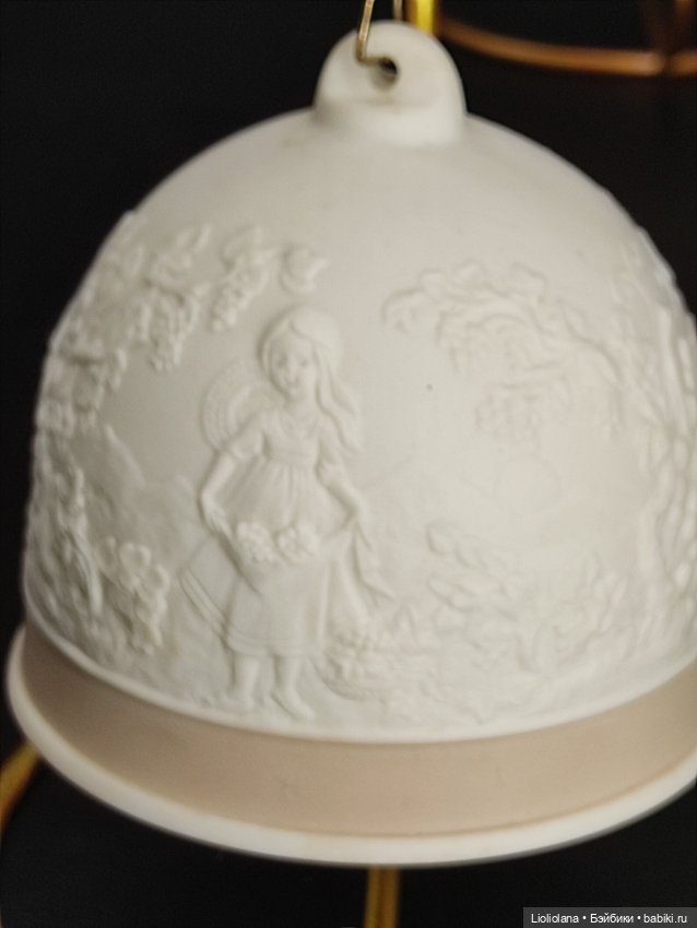 Фарфоровые ёлочные игрушки от Lladro. Колокольчики (фото 7)