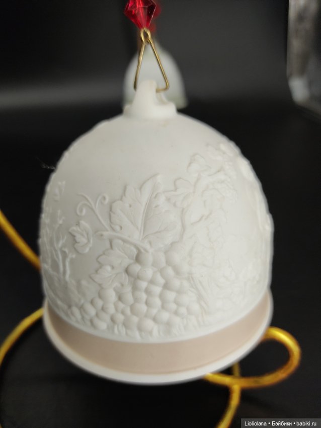 Фарфоровые ёлочные игрушки от Lladro. Колокольчики (фото 9)