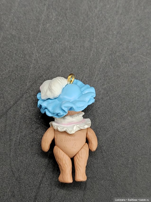 Крошечные мишки-подвески. Ёлочные игрушки. 3 см. Цена за одну