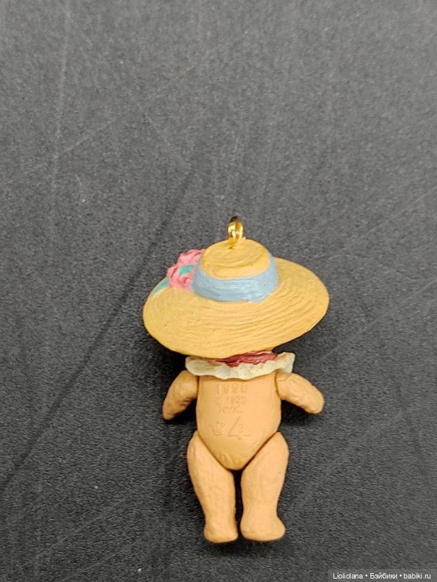 Крошечные мишки-подвески. Ёлочные игрушки. 3 см. Цена за одну (фото 10)