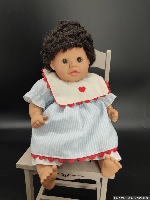 Малышка-мулатка от Pauline Bjonness Jacobsen. 20 см. Винил (фото 2)