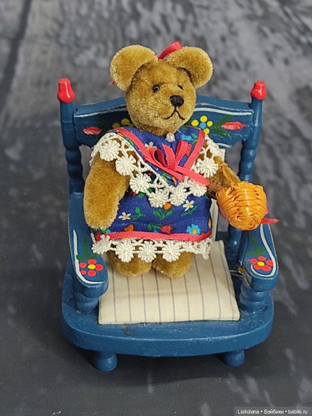 Мишка Кэти от World Of Miniature Bears. 1996 год. 7 см (фото 3)