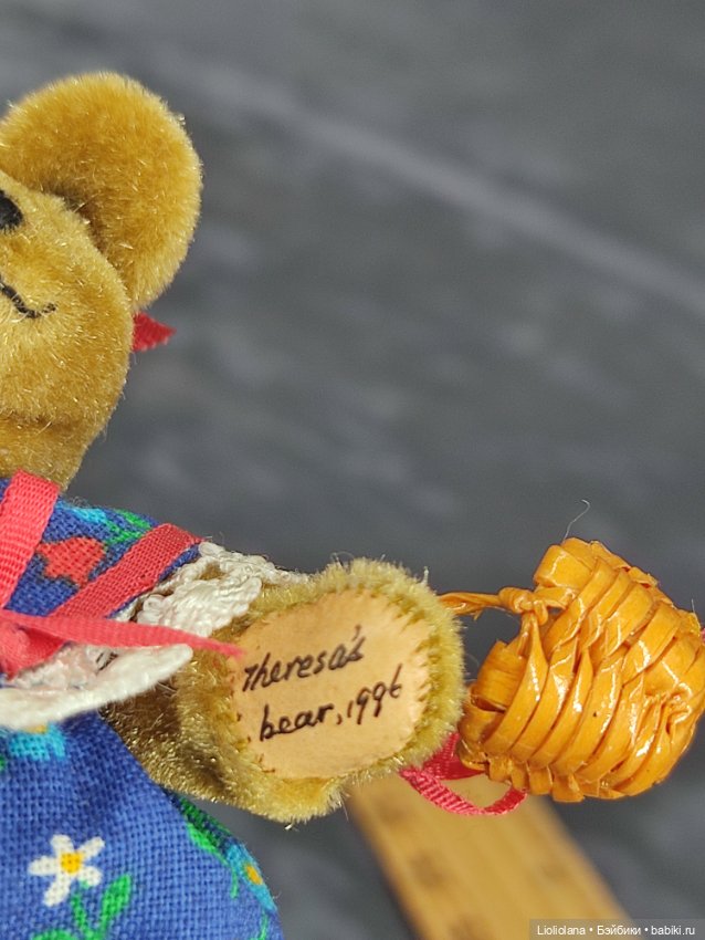 Мишка Кэти от World Of Miniature Bears. 1996 год. 7 см (фото 5)