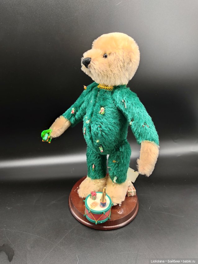 Винтажный мишка от Barbara McConnel. С фонариками (фото 9)