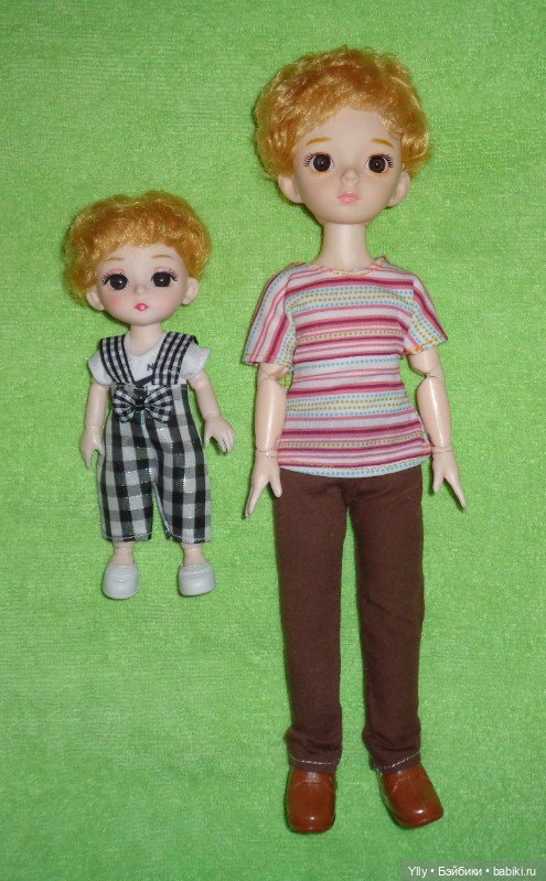 Шарнирные сестренки-братишки 15см и 28см - новогодние скидки