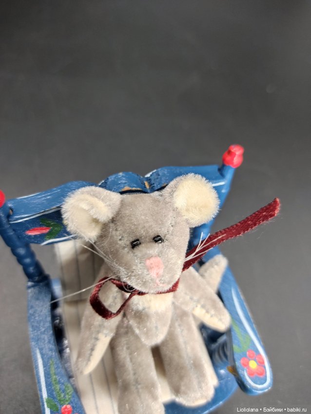 Мышка от Boyds Bears Co. Миниатюра. 7 см. Винтаж (фото 2)