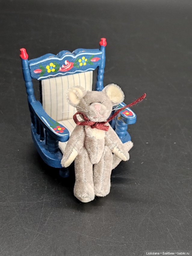 Мышка от Boyds Bears Co. Миниатюра. 7 см. Винтаж (фото 4)