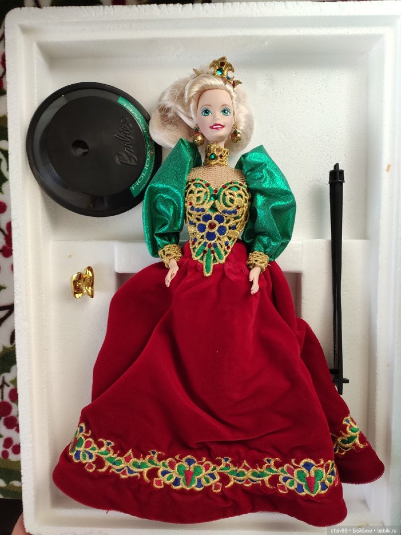 Holiday Jewel Porcelain Barbie 1995 688815