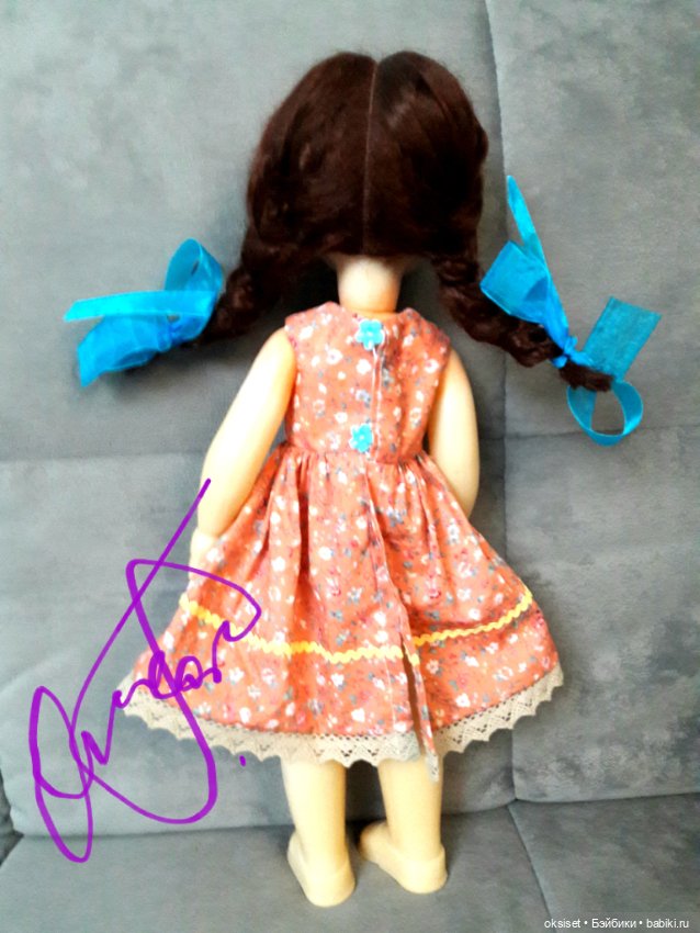 Редкая паричковая кукла СССР (фото 4)