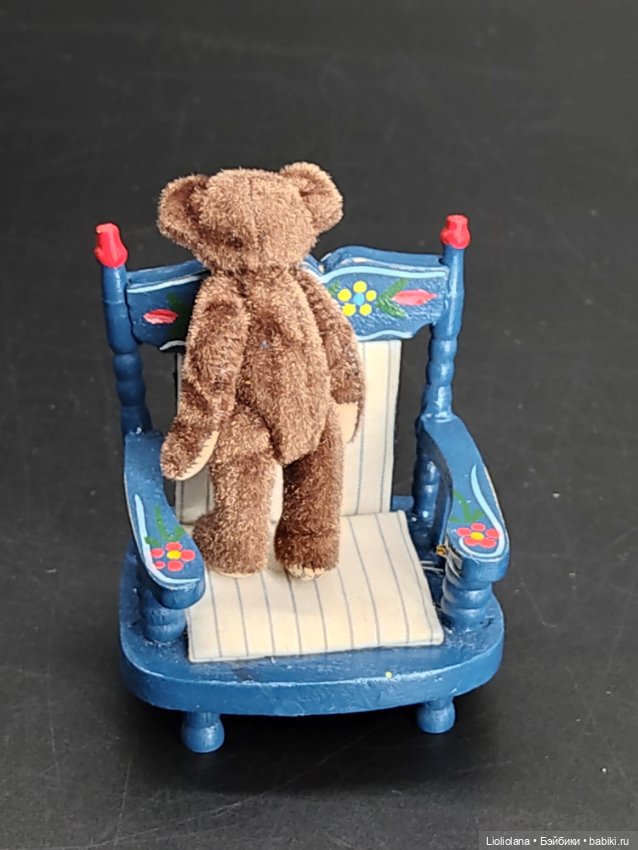 Мишка Шоколадный от World Of Miniature Bears. 6 см. Миниатюра (фото 3)