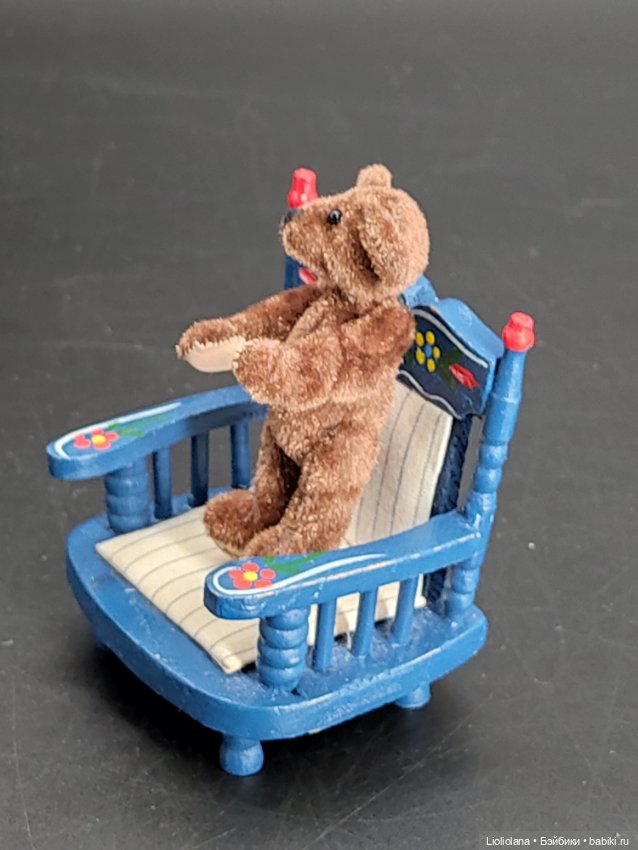 Мишка Шоколадный от World Of Miniature Bears. 6 см. Миниатюра (фото 2)